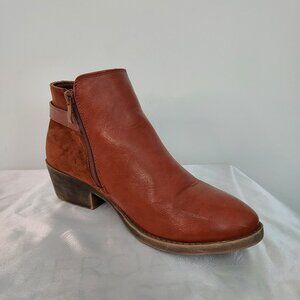 Jeossy Milan Chunky Heel Western Ankle Boot